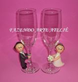 TAÇA PARA BRINDE DOS NOIVOS